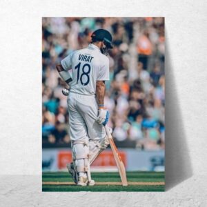 'Virat 18' Cricket Wallposter