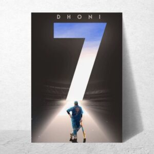'Dhoni 7' Cricket wallposters