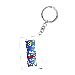 One Piece title Keychain
