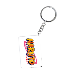 Naruto title keychain
